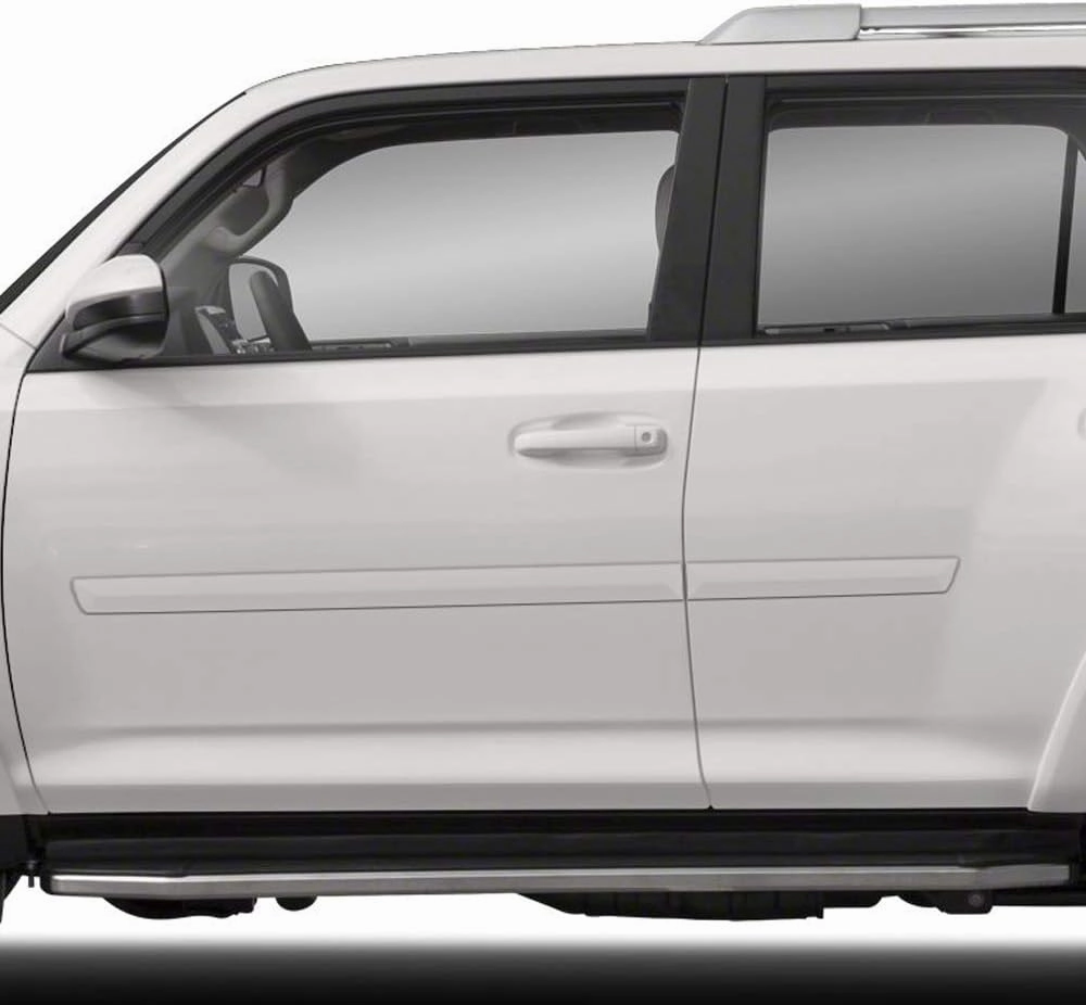 FE2-4RUN Finished End Body Side Molding Compatible with Toyota 4Runner - Super White (040)
