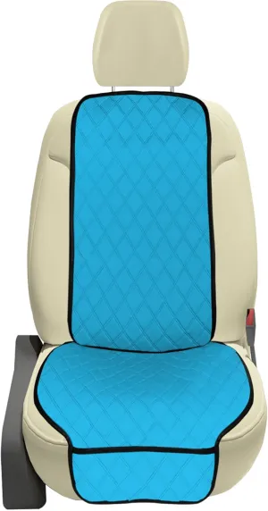 FH Group Car Seat Cover Cushion - Seat Covers for Cars Trucks SUV, Neosupreme Car Seat Cushions, Waterproof Car Seat Cover Cushion, Universal Fit Car Seat Protector Front Set Aqua