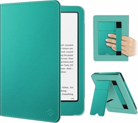 Fintie Case for 7"/6.8" Kindle Paperwhite(12th/11th Generation-2024/2021) and Kindle Colorsoft Signature Edition -Slim Foldable Stand Cover Auto Wake/Sleep for Paperwhite 2024, Jade