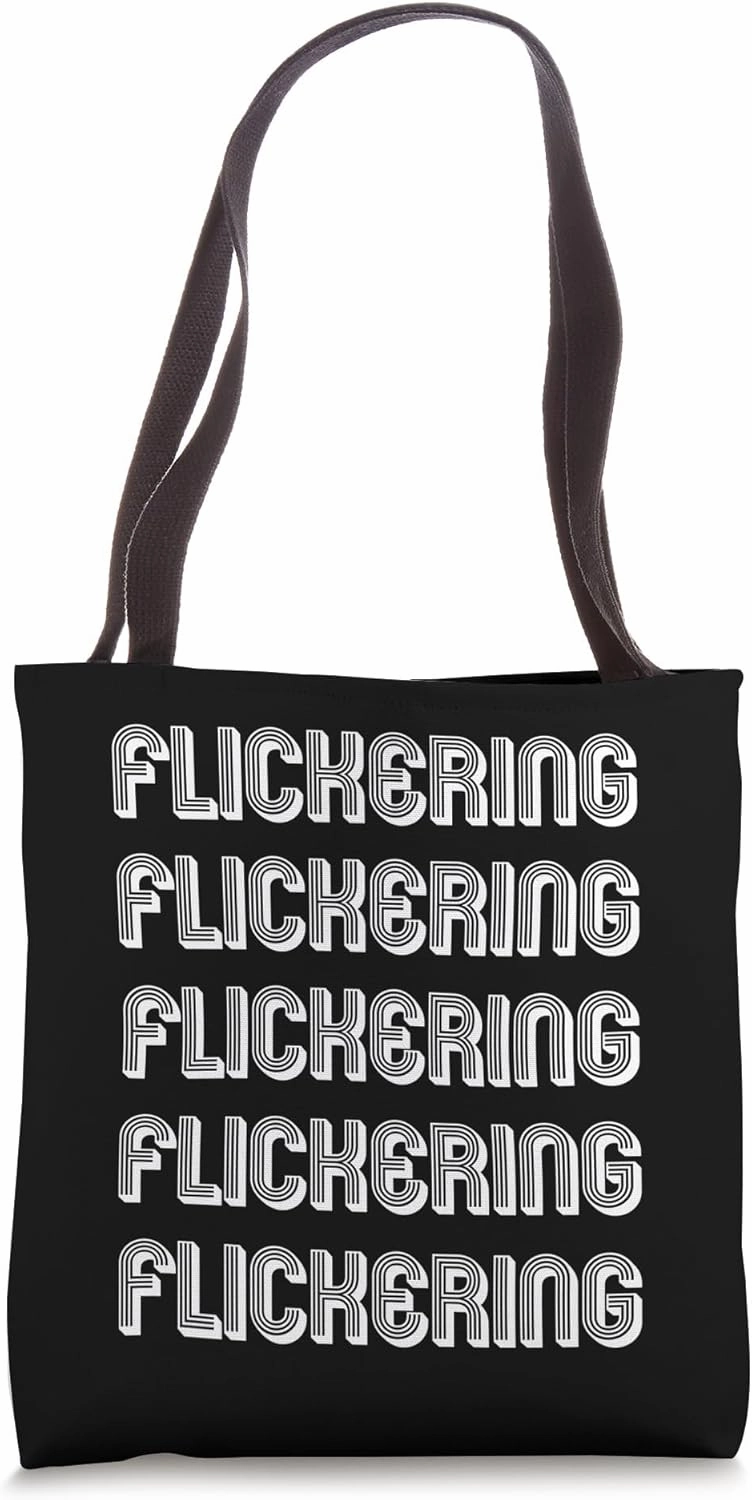 Flickering Tote Bag