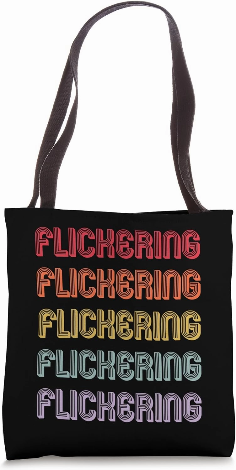 Flickering Tote Bag
