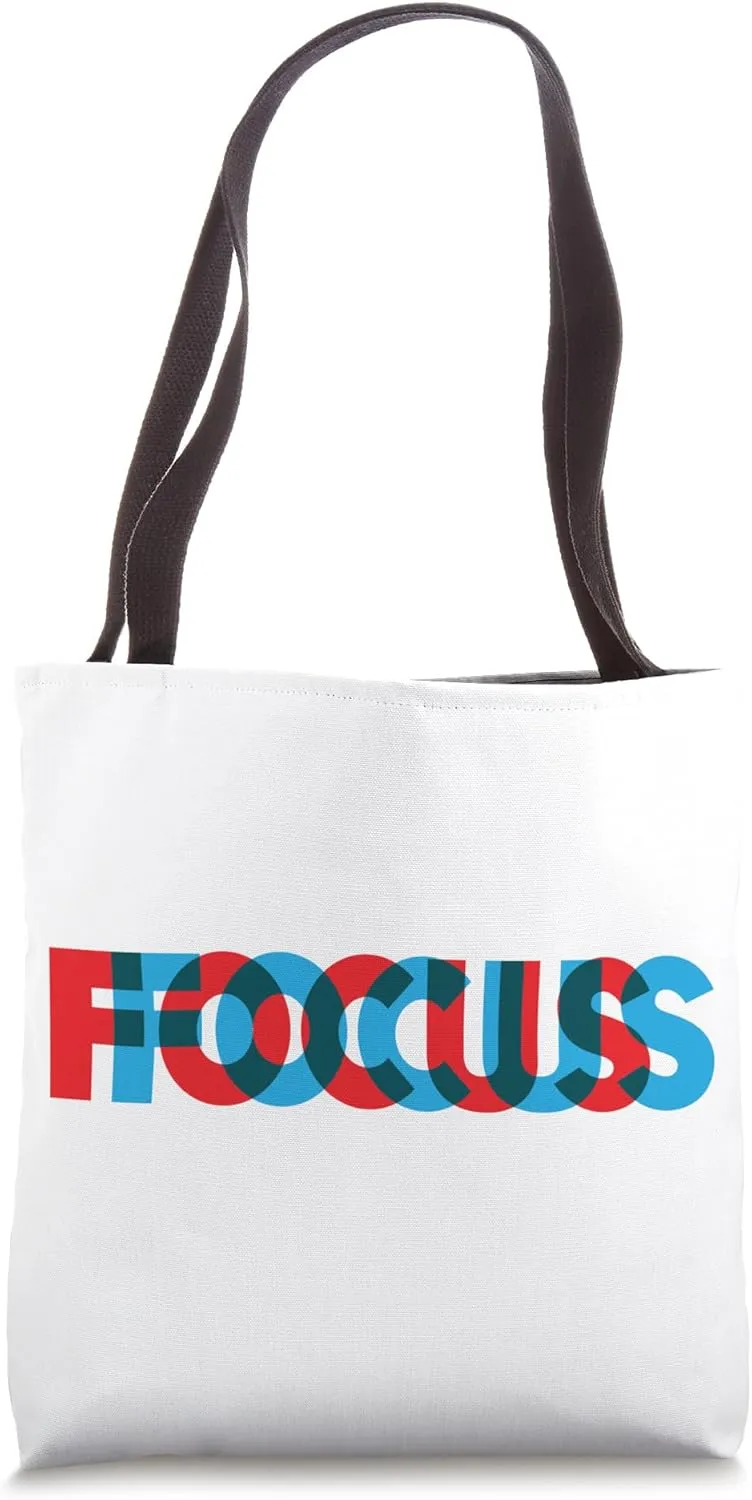 Focus - Optical Illusion Tote Bag