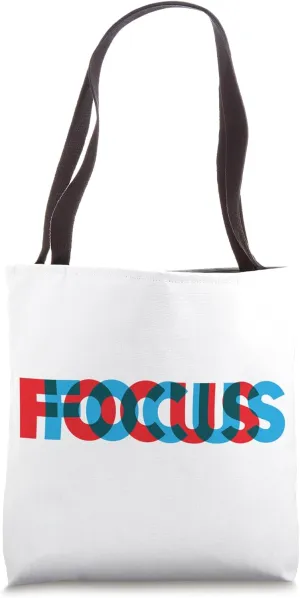Focus - Optical Illusion Tote Bag
