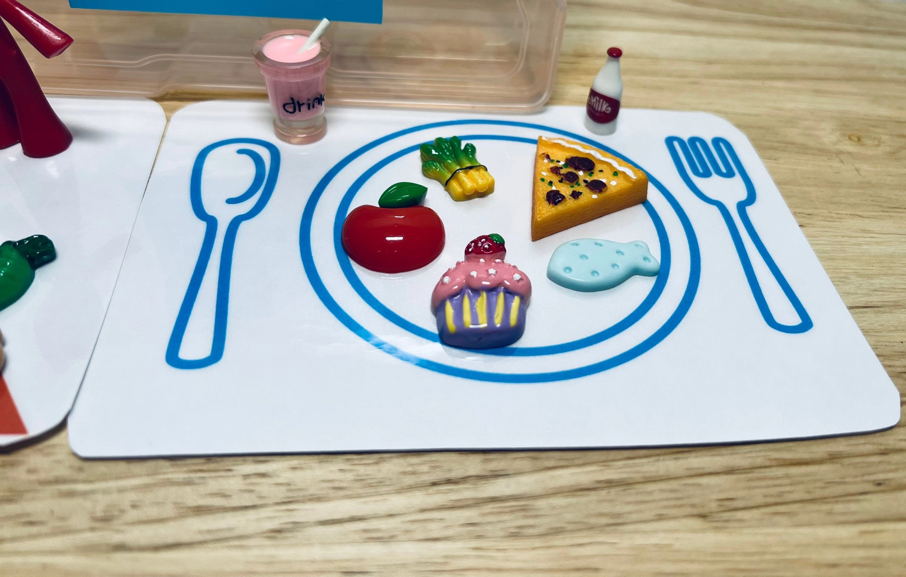 FOOD Mini Objects-FOOD Trinkets-Speech Therapy Theme Objects-Speech Therapy Kit-Speech Therapy Task Box-Minis Speech Therapy SLP