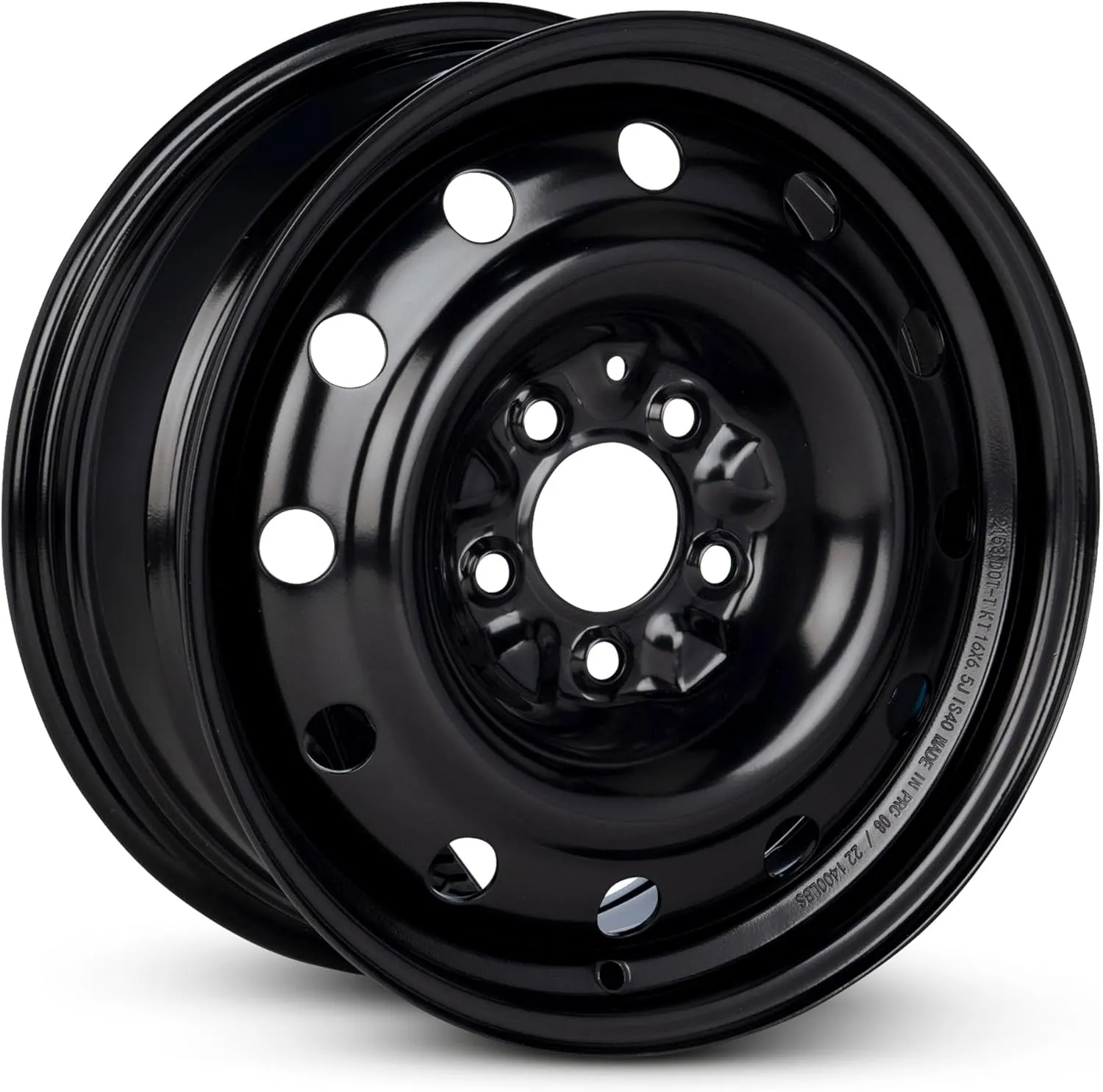 For 2001-2002 Chrysler Town & Country 16 Inch Painted Black Rim - OE Direct Replacement - Road Ready Car Wheel