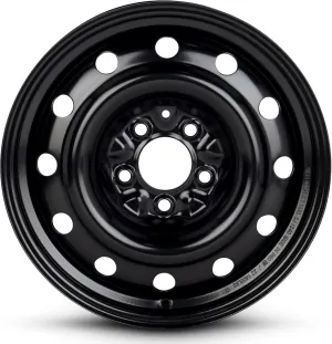 For 2001-2002 Chrysler Town & Country 16 Inch Painted Black Rim - OE Direct Replacement - Road Ready Car Wheel