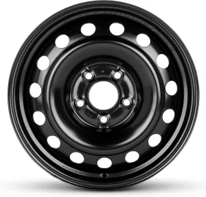For 2006-2020 Kia Optima 16 Inch Black Painted Steel Rim - OE Direct Replacement - Road Ready Car Wheel