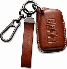 for Lexus Key fob Cover Leather Lanyard Keychain Protector Holder Car Key case Accessories