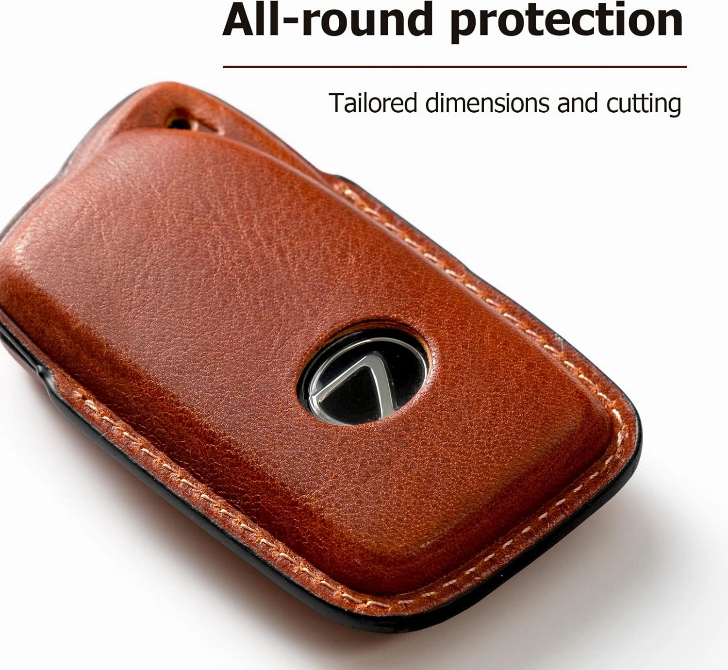 for Lexus Key fob Cover Leather Lanyard Keychain Protector Holder Car Key case Accessories