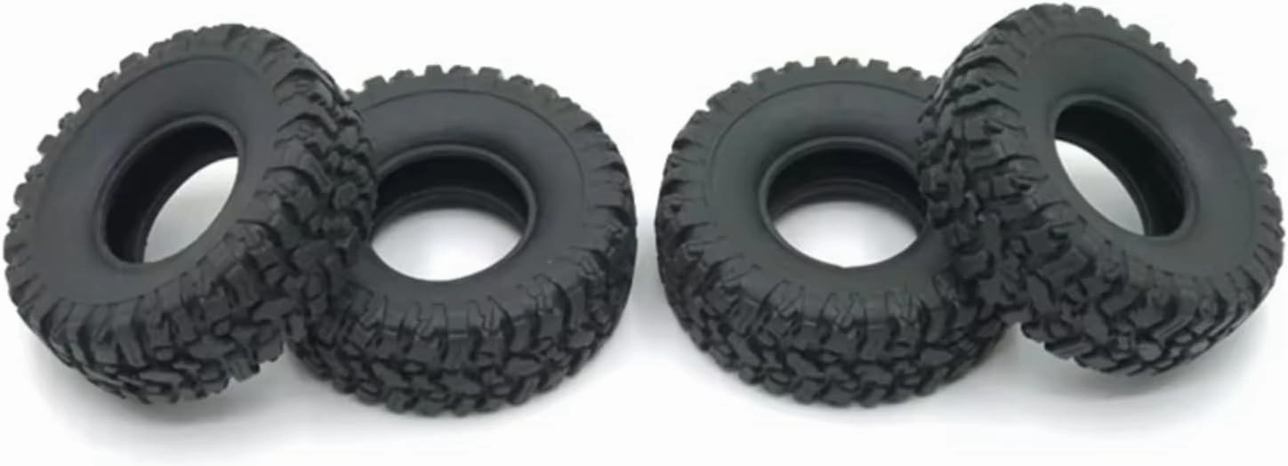 for WPL C14 C24 B14 B16 B24 B36 for HengLong for FeiYu for JJRC Metal Upgrade 64mm Soft Tire Skin RC Car Replacement Parts RC Car Parts