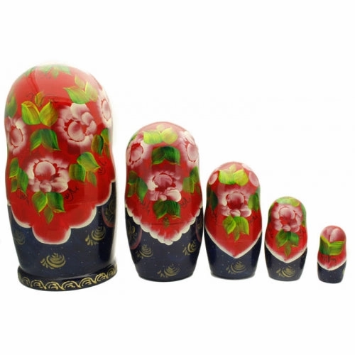 Frog Princess or Tsarevna Frog Nesting Doll Set