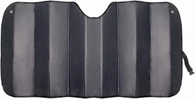 Front Windshield Sunshield, Hollow Bubble Reflective Cooling Heat Insulation Sunshield, Foldable and Easy to Store Summer Accessories, Suitable for Most Cars and SUVs (Black)