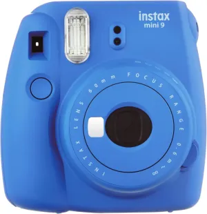Fujifilm Instax Mini 9 Instant Camera, Cobalt Blue