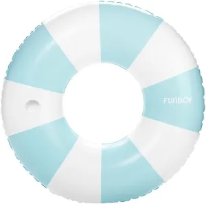 FUNBOY Giant Vintage Stripe Inflatable Tube Pool Float with Cup Holder 48" Large Pool Float for Adults Inner Tube Swimming Pool Toys Swim Rings Pool Lounger Float for Pool Party & Summer