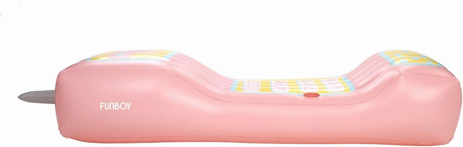 FUNBOY Giant Inflatable Retro Phone Tube Float, Luxury Float for Summer Pool Parties and Entertainment Large