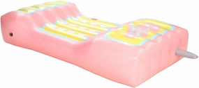 FUNBOY Giant Inflatable Retro Phone Tube Float, Luxury Float for Summer Pool Parties and Entertainment Large