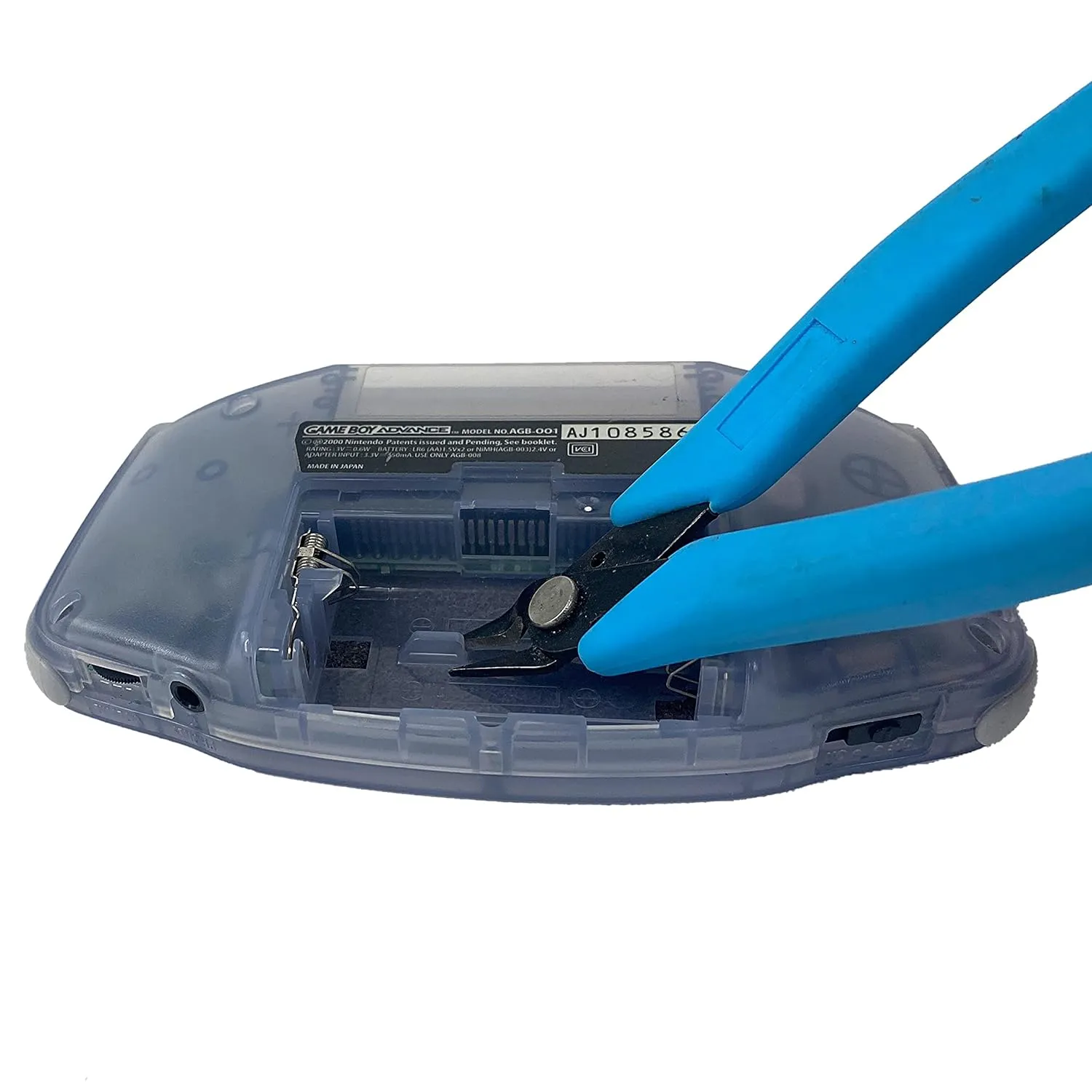 Game Boy Advance Rechargeable Battery Mod, 1800mAh Lithium LiPo, USB-C Charging, For Original Gameboy Advance (Battery Module Only)