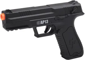 Game Face GFAP13 AEG Electric Full/Semi-Auto Airsoft Pistol Kit, Black