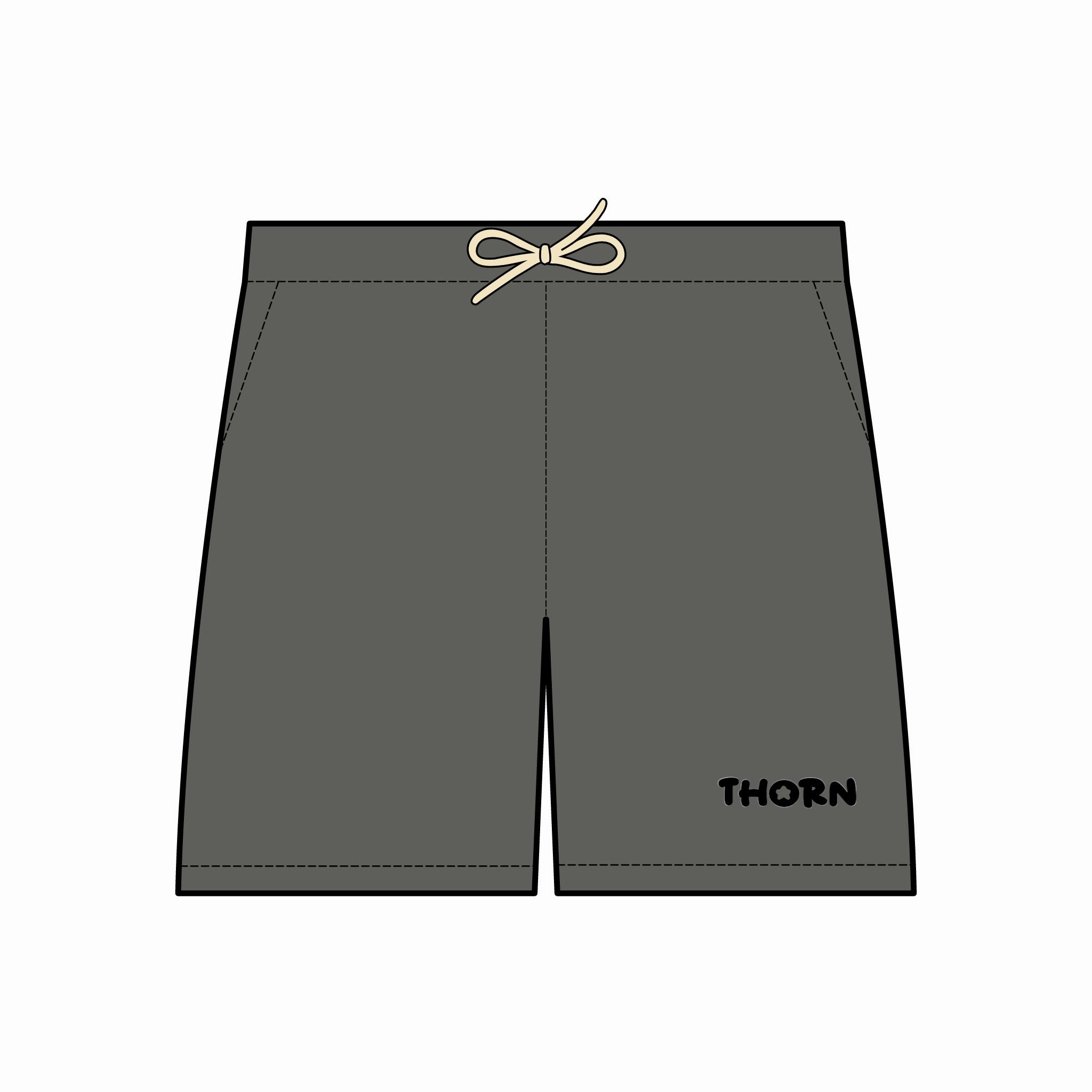 Garment-Dyed Lightweight Fleece Sweat Shorts Thorn Brand