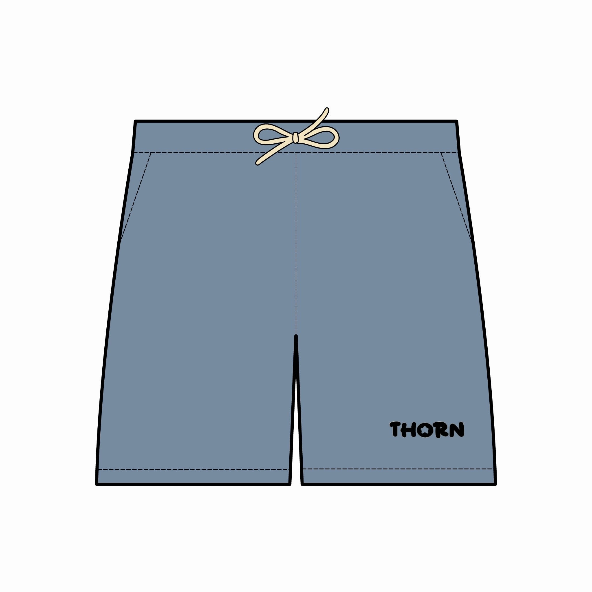 Garment-Dyed Lightweight Fleece Sweat Shorts Thorn Brand