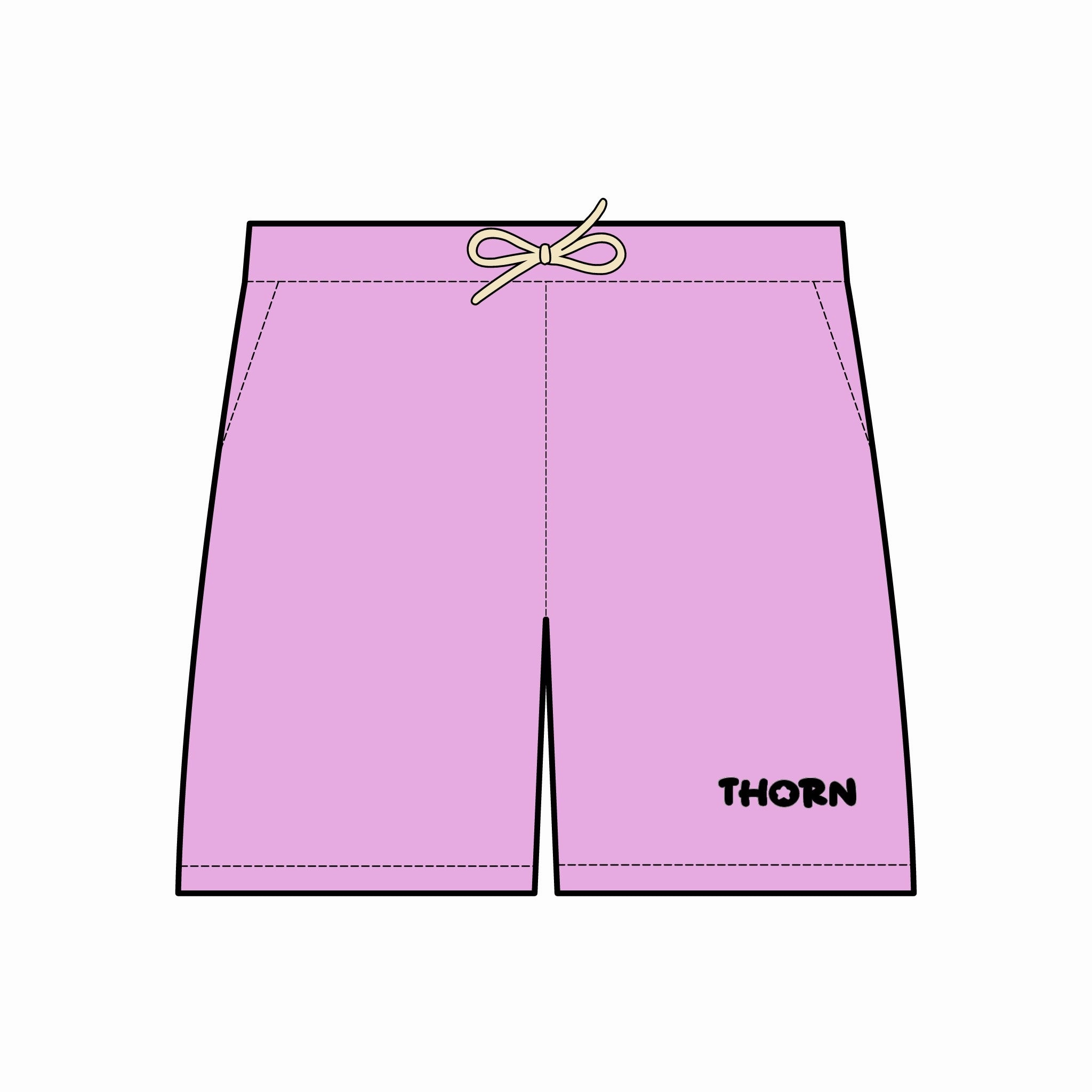 Garment-Dyed Lightweight Fleece Sweat Shorts Thorn Brand