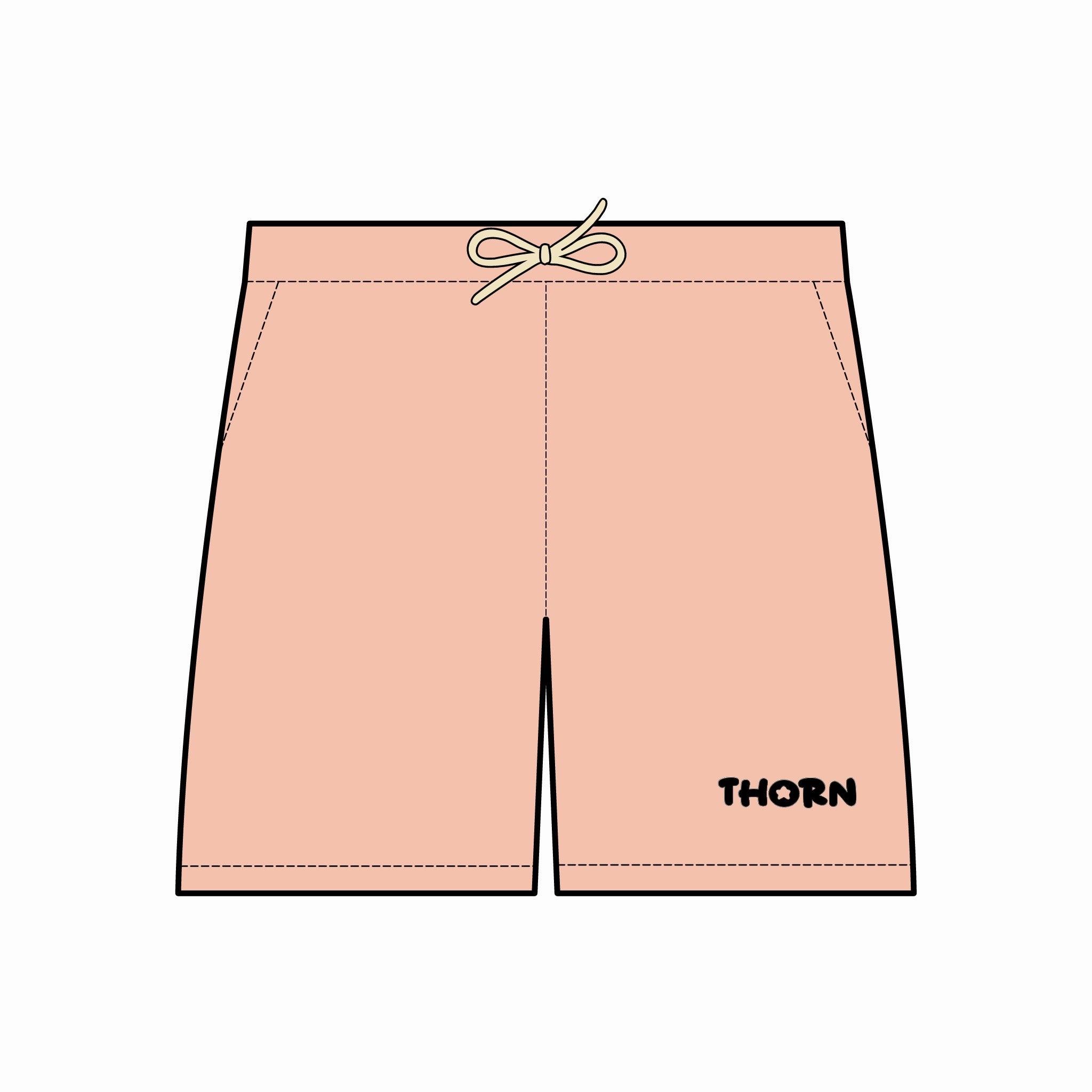 Garment-Dyed Lightweight Fleece Sweat Shorts Thorn Brand