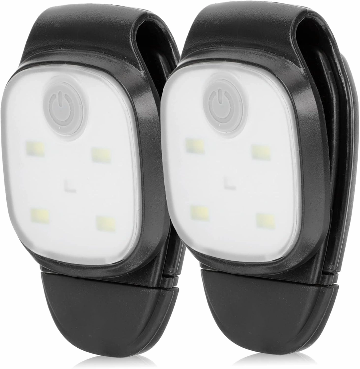 Garneck Led Camping Light Rechargeable Battery Clip-on Running Lights Night Running Accessories