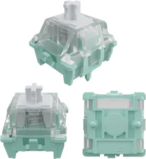 Gateron Magnetic Jade Keyboard Switches,Pre-lubed,30gf Switches Keyboards,Compatible with RGB LED,Freely Setting Pre-Travel Key Switches for MX Mechanical Keyboard Suitable (108PCS)