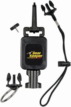 Gear Keeper Compact Scuba Diving Console Combo Mount - Standard Snap Clip - RT4 Series Scuba Gear for Securing at Hip/Chest - Durable Diving Equipment - 18” Extension 24 oz Retraction - USA Made