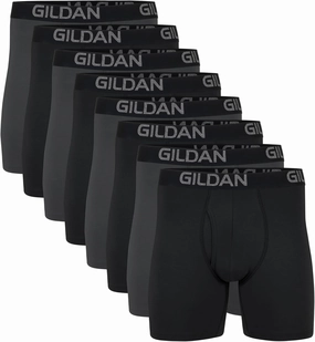 Gildan Men's Underwear Cotton Stretch Boxer Briefs, Multipack