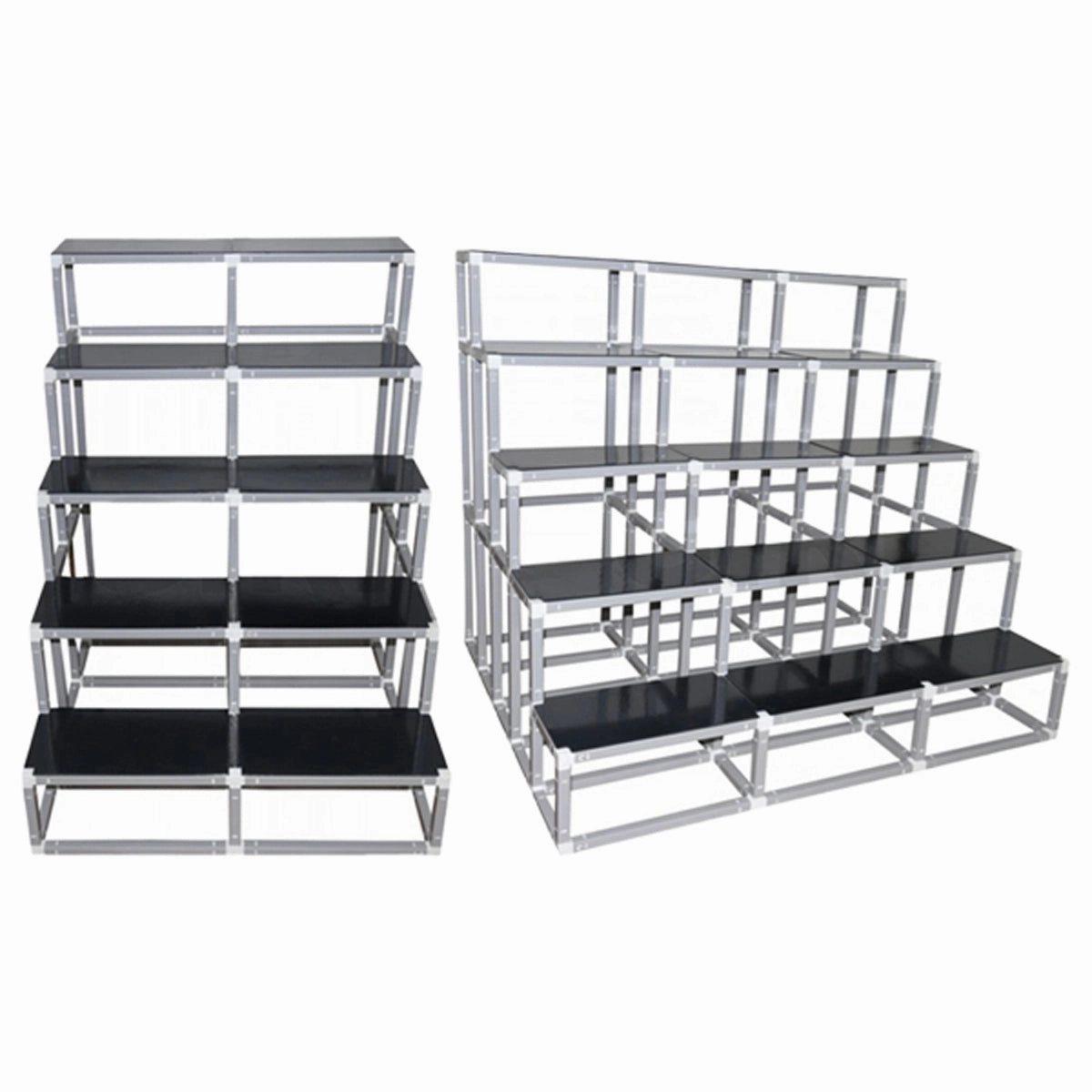 Giri Plastic Golu Padi Extension - 5R To 5T | 5 Regular To 5 Triple Golu Stand/ Multi Purpose Navratri Golu Rack
