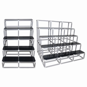 Giri Plastic Golu Padi Extension - 5R To 5T | 5 Regular To 5 Triple Golu Stand/ Multi Purpose Navratri Golu Rack