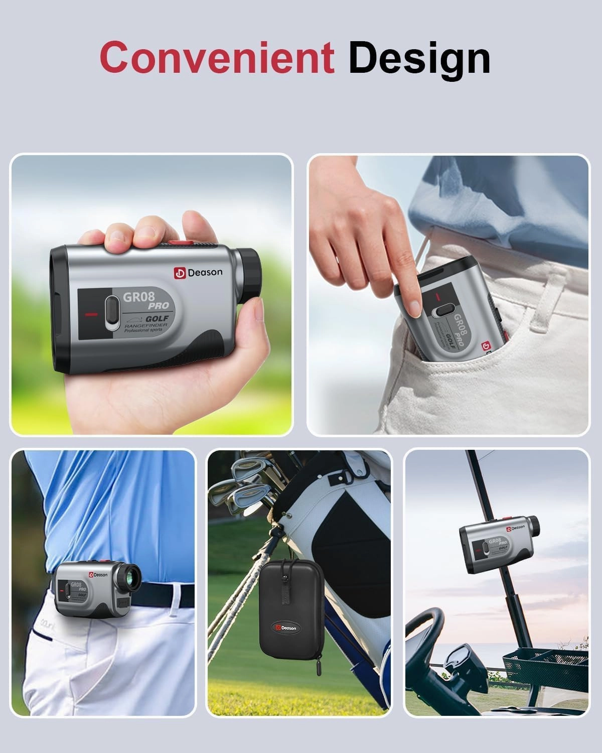 Golf Rangefinder with Slope,7X Magnification Laser Rangefinder, Rechargeable Range Finders Golfing with Flag Lock Vibration,Speed Mode for Hunting Shooting