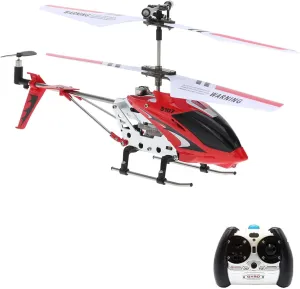GoolRC Remote Control Helicopter, S107/S107G RC Helicopter for Kids and Adults, 3 Channel Mini Helicopter with Gyro for Boys and Girls (Red)
