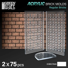 GREEN STUFF WORLD Acrylic molds - Bricks