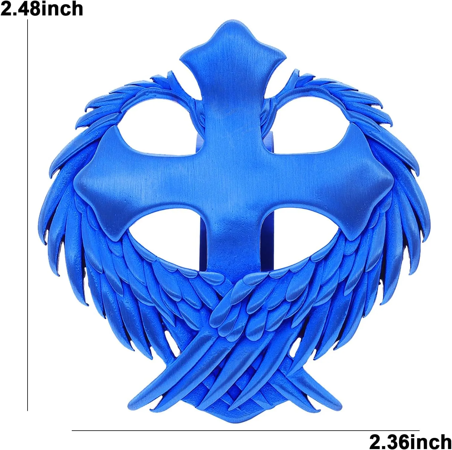 Guardian Angel Visor Clip - Guardian Angel Visor Clips for Cars,Stainless Steel Wings Cross Sunshade Clip Driver Gift