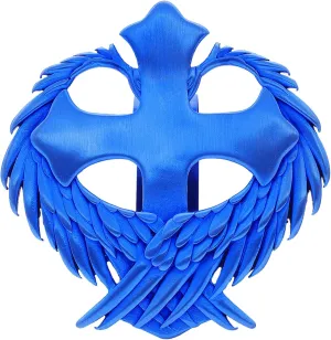 Guardian Angel Visor Clip - Guardian Angel Visor Clips for Cars,Stainless Steel Wings Cross Sunshade Clip Driver Gift