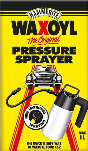 Hammerite High Pressure Sprayer Kit with Extension Hose and Spray Nozzle for Car Wax Spray and Car Polish. Car Care Kit by, Perfect for Car Shampoo and Wax
