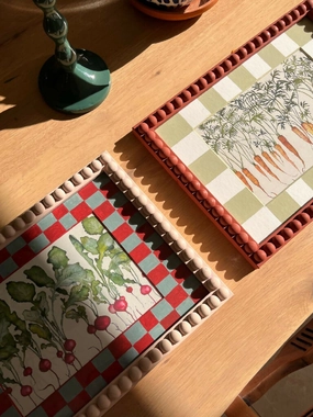Hand Painted Striped Picture Mounts