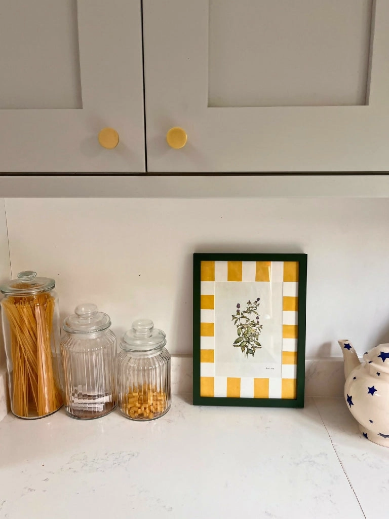 Hand Painted Striped Picture Mounts