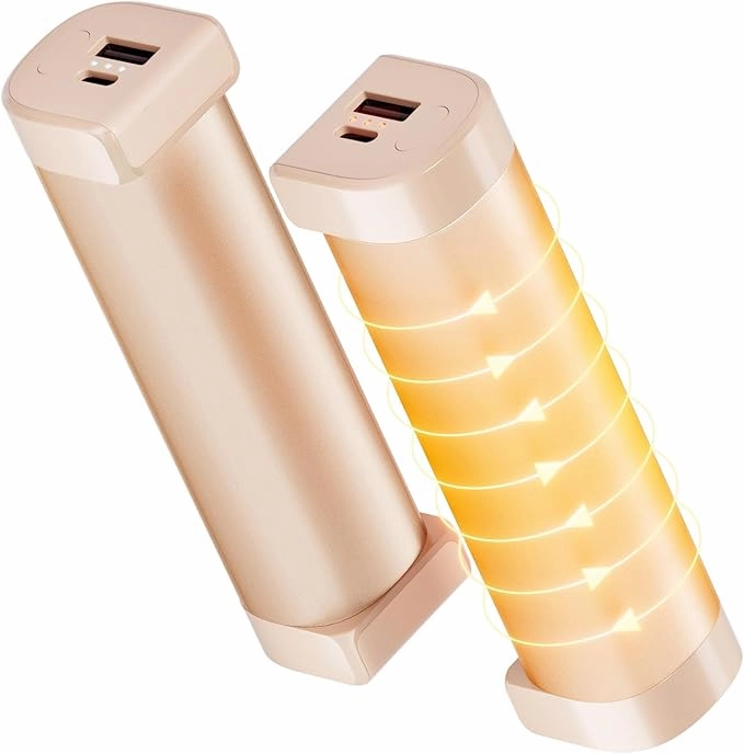 Hand Warmers Rechargeable 2 Pack, Magnetic Electric Hand Warmers, 360°Heating 14Hrs Warmth 3 Levels Temp, Portable 10000mAh Power Bank, Indoors/Outdoors, Raynauds, Golf, Gifts for All