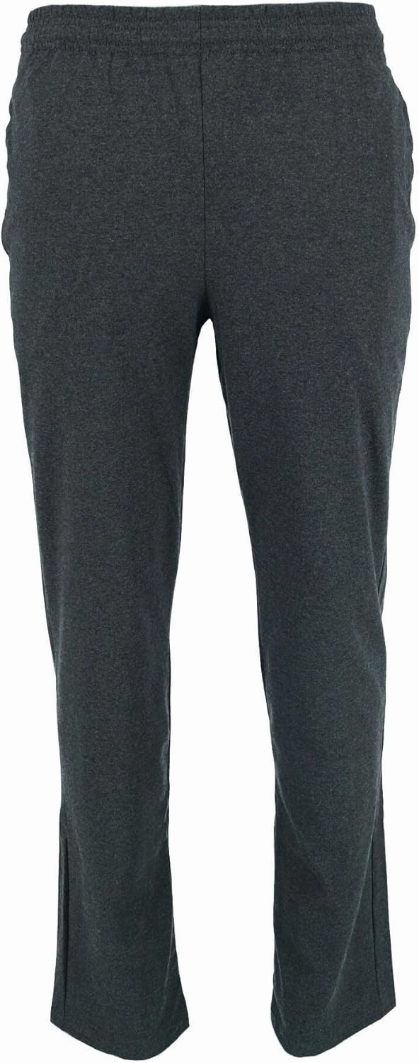 Hanes Essentials Sweatpants, Men’s Cotton Jersey Pants with Pockets, 33”
