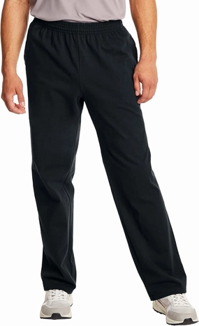 Hanes Essentials Sweatpants, Men’s Cotton Jersey Pants with Pockets, 33”