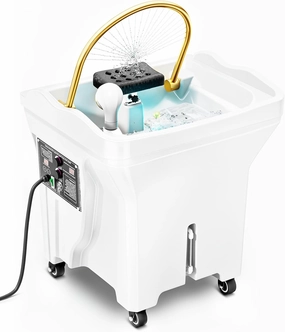 Head Spa Equipment with 60L Water Storage Tank, Japanese Head Spa with 60L Large Water Tank & Light Therapy, Head Care One-Stop Solution