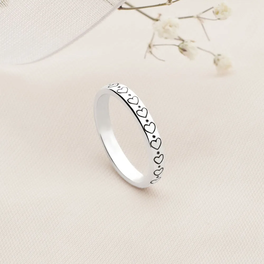 Hearts Stacking Ring (R11721)