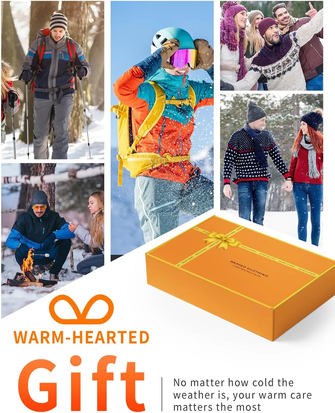 Heated Vest for Men Women with 16000mAh 7.4V Battery Pack Included, Smart Electric Heating Vest, Heated Jacket