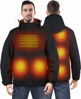 Heated Jackets for Men Women - Rechargeable Men's Soft Shell Winter Heating Jacket for Winter Outdoor Use