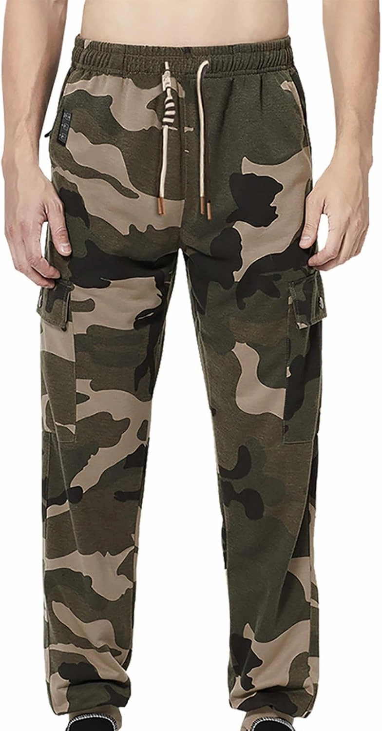 Heated Pants for Men Work Rechargeable Heating Pant Hunting Winter Snow Sweatpants Heated Clothes Fleece Insulated Camo