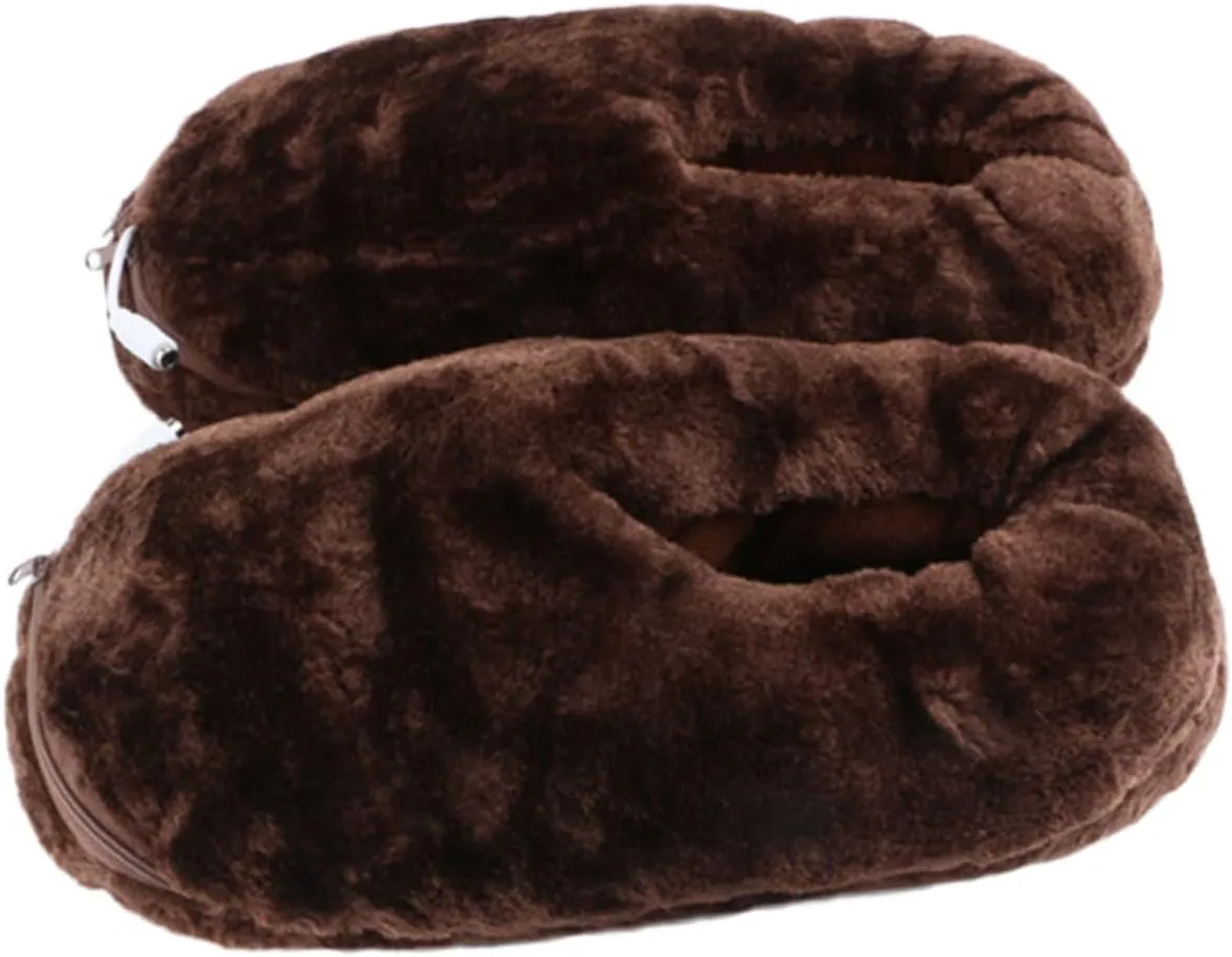 Heating Foot Warmer Shoes for Winter Rechargeable Foot Warming Fast Heat Indoor Foot Warmer Shoes