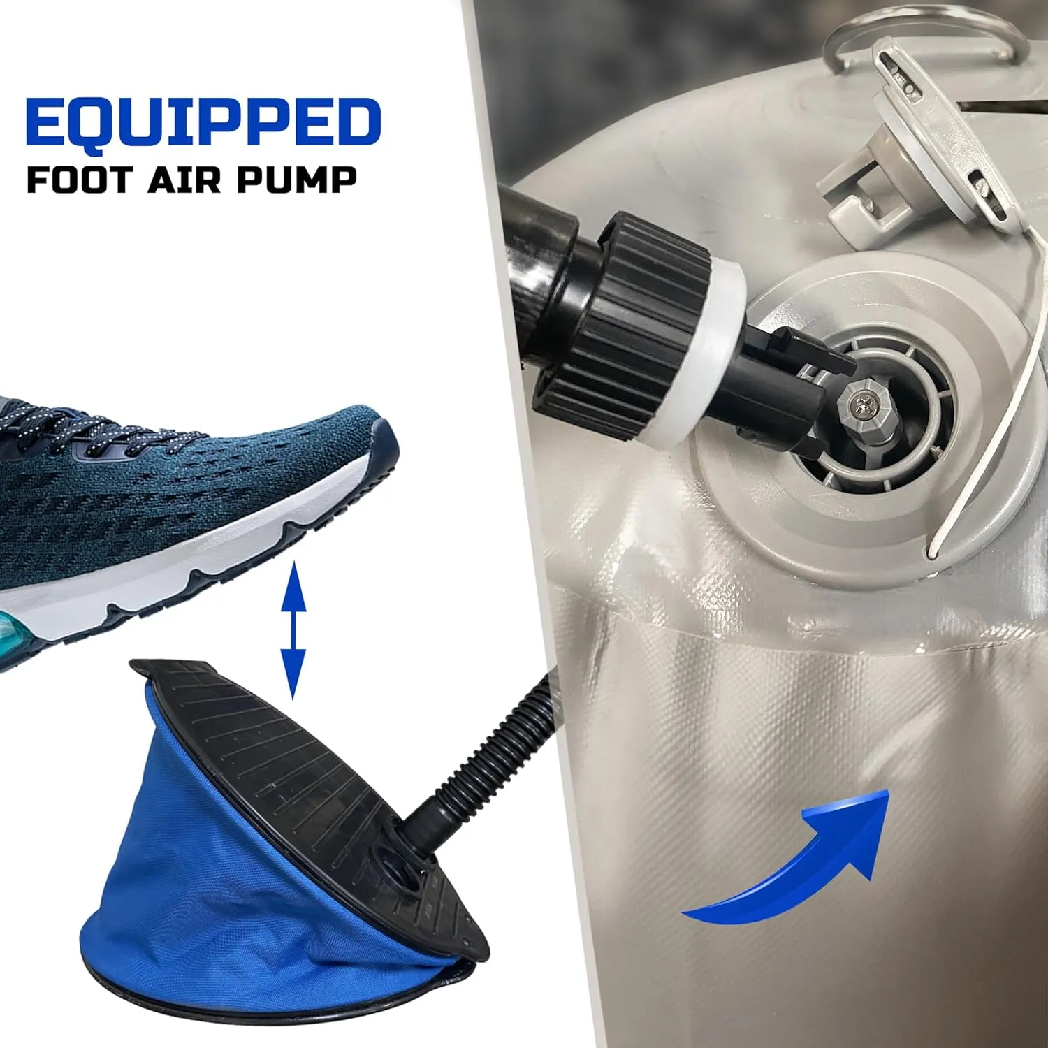 Heavy Duty Inflatable Boat Fender, Boat Bumper for Docking, Yachts, Sailing Docks, PVC Fender for Boat Comes with Double Braided Nylon Dock Line, Foot Pump